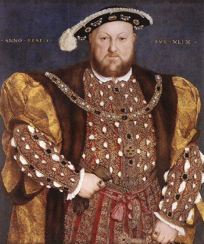 HOLBEIN, Hans the Younger Portrait of Henry VIII dg Germany oil painting art